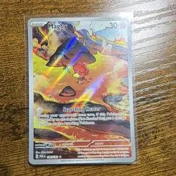 Pokemon Magby 186/182 SV04: Paradox Rift Illustration Rare Holo Basic Card - Image 1