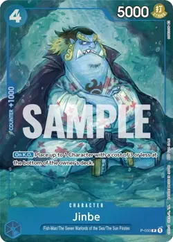 One Piece Jinbe (Event Pack Vol. 1) (P-030/241) One Piece Promotion Cards NM - Image 1