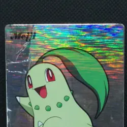 Chikorita Pokemon Get Card Holo Pocket Monster Meiji Nintendo Japan Very Rare - Image 4
