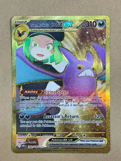 Pokemon Card Team Rocket's Crobat ex 242/182 Hyper Rare Destined Rivals MINT - Image 1