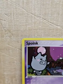 Spoink 62/100 EX Crystal Guardians Reverse Holo Stamped Pokemon Card TCG - Image 3