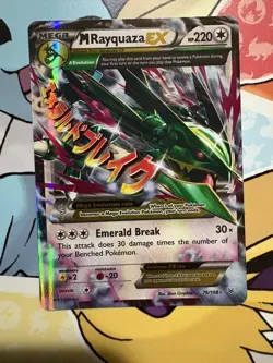 Pokemon TCG Mega Rayquaza EX Roaring Skies Card 76/108 - Image 1