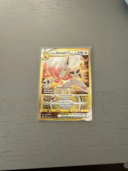 Pokemon TCG Hisuian Zoroark VSTAR Lost Origin 213/196 Regular Secret Rare Card - Image 1
