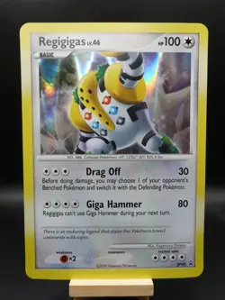 Pokemon Jumbo Card - Regigigas # DP 40 (Promo)(JUMBO CARD) - Image 4