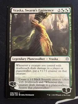 1x Vraska, Swarm's Eminence (236) War of the Spark LP MTG Magic x1 MKE - Image 1