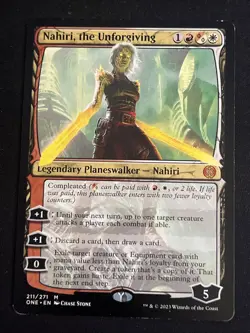 1x Nahiri, the Unforgiving (211) Phyrexia All Will Be One LP MTG Magic x1 MKE - Image 1