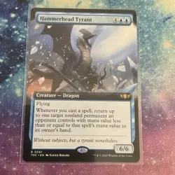 Hammerhead Tyrant (REGULAR) x1 - MTG Tarkir: Dragonstorm Commander TDC #61 - Image 1
