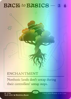 MTG Back to Basics (1718/3004) Secret Lair Drop Series LP FOIL- Rainbow - Image 1