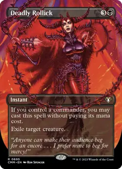 MTG Magic the Gathering Deadly Rollick (695/1173) Commander Masters LP - Image 1