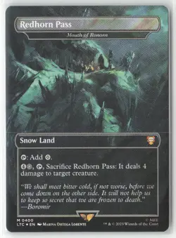 Redhorn Pass - Mouth of Ronom M Commander: The Lord of the Rings: Tales of Middl - Image 1