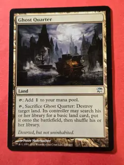 2011 Magic The Gathering Innistrad #240 Ghost Quarter, UC, NF, cd1 - Image 1