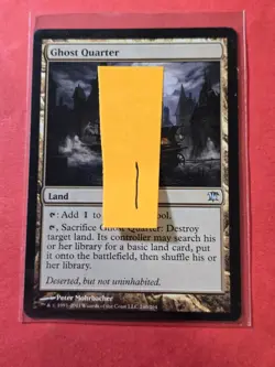 2011 Magic The Gathering Innistrad #240 Ghost Quarter, UC, NF, cd1 - Image 3
