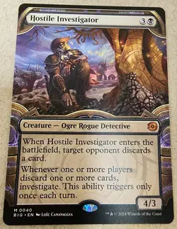 Hostile Investigator - #40 Regular (Showcase) Outlaws of Thunder Junction - Mtg - Image 1