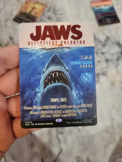 JAWS Relentless Predator PRESALE ✨ Borderless NON FOIL ✨ MTG NM Secret Lair - Image 1