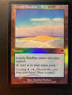 MTG 1x FOIL Lonely Sandbar Onslaught Modern Pauper Magic the Gathering x1 LP - Image 2