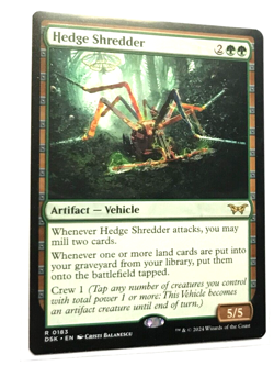 MTG Duskmourn Hedge Shredder #0183, Rare, Mint/NM, Un-played! - Image 2