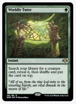 Worldly Tutor Dominaria Remastered Foil - Image 1