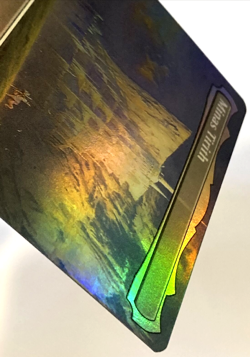 MTG Minas Tirith *BORDERLESS FOIL* The Lord of the Rings 0341 Pack Fresh - Image 4