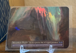 Sorcery Contested Realms - Gothic - Mountain Peaks Foil NM - Image 1