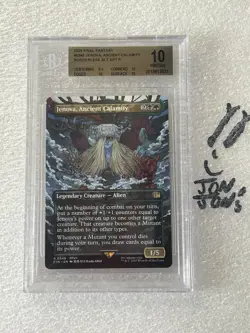 BGS 10 Jenova, Ancient Calamity (Borderless) FIN Alt Graded Commander PRISTINE - Image 1