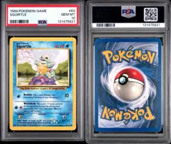 1999 Pokemon Base Set SQUIRTLE #63 PSA 10 Gem Mint 💦🫧 New Cert - Image 3