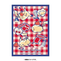 Pokemon Pikachu and Hearts Sleeves Japanese Deck Shields 64 Pokemon Sleeves USA - Image 1