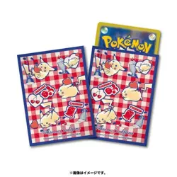 Pokemon Pikachu and Hearts Sleeves Japanese Deck Shields 64 Pokemon Sleeves USA - Image 2
