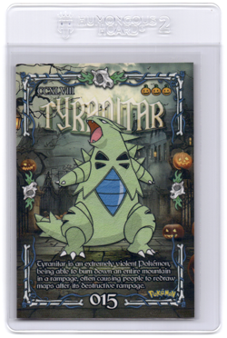 Pokemon Topps Team Rocket Set Tyranitar - Image 1