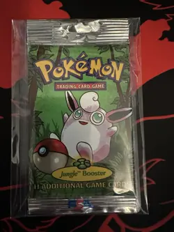 Pokemon TCG - 1999 Jungle Booster Pack - Long, New, Factory Sealed, Case Fresh! - Image 1