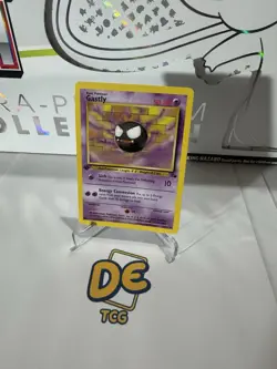 1st Edition Gastly 33/62 Pokemon TCG WOTC Base Set Fossil NM - Image 1