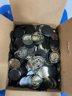 Pokemon TCG Coins Bulk 8 Pounds (lbs) Different Designs - Image 2