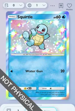 Pokemon TCG POCKET - Squirtle Shiny 1⭐, Celestial Guardians, English - Image 1