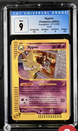 Pokemon Aquapolis Hypno Holo H12/H32 CGC Mint 9 - Image 1