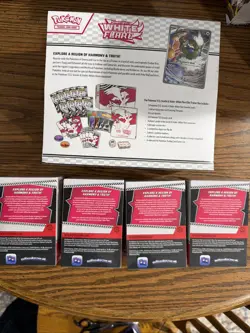 White Flare Pokemon Bundle ETB Elite Trainer Box + 4x Booster Bundle Big Lot - Image 2