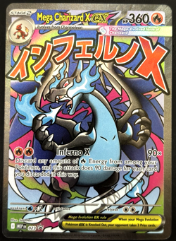 Mega Charizard X ex - 023 Pokemon TCG Me: Mega Evolution Black Star Promo MINT - Image 1