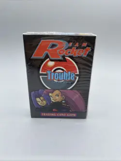 Pokemon Team Rocket Trouble Theme Deck Factory Sealed Wizards Of The Coast Tcg - Image 1