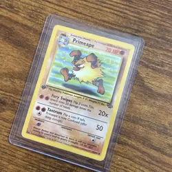 Pokemon TCG Primeape Jungle 43/64 Regular 1st Edition Uncommon LP - Image 3