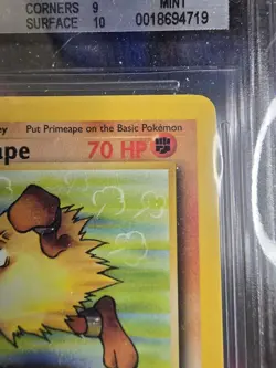 Pokemon Primeape 43/64 Jungle 1st Edition BGS 9 - Image 3