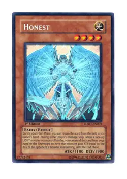 Yugioh! LP Honest - LODT-EN001 - Ghost Rare - Unlimited Edition Lightly Played, - Image 1