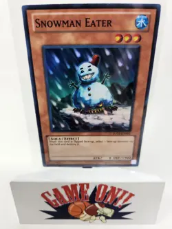 YuGiOh Snowman Eater TU05-EN003 Super Rare Turbo Pack LP - Image 1