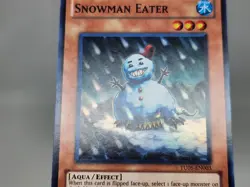 YuGiOh Snowman Eater TU05-EN003 Super Rare Turbo Pack LP - Image 2