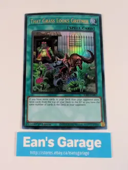 YuGiOh That Grass Looks Greener 1st Edition RA03-EN063 Ultra Rare - MN - Image 1