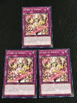 Curse Of Diabell (X3) ALIN-EN072 Yugioh 1st (New) - Image 1
