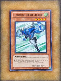 Yugioh Elemental HERO Stratos LCGX-EN024 Common LP - Image 1