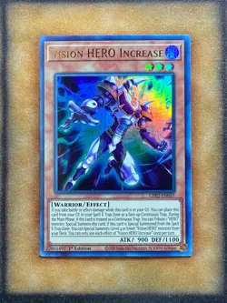 Yugioh Vision HERO Increase GFP2-EN057 Ultra Rare 1st Ed NM - Image 1