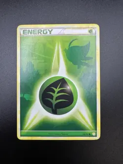 Pokemon TCG Grass Energy Celebi Card HeartGold SoulSilver Regular - Image 1