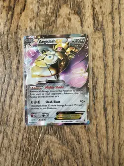 Pokemon card TCG - Aegislash EX - 65/119 - Phantom Forces - Holo - Ultra Rare LP - Image 1