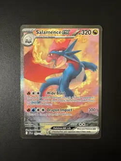 Pokemon TCG Salamence EX 187/159 Journey Together Card Near Mint NM Raw - Image 1