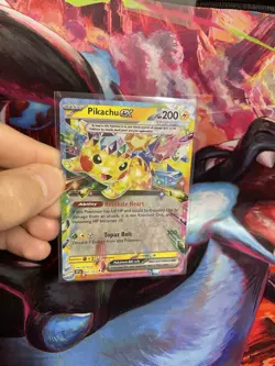 Pikachu ex - 057/191 - NM Surging Sparks Double Rare Pokemon TCG Card - Image 4