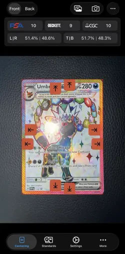 Umbreon ex SVP176 Sv: Scarlet & Violet Promo Cards Holo ( POTENTIAL PSA 10) - Image 3